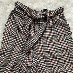 Plaid dress pants